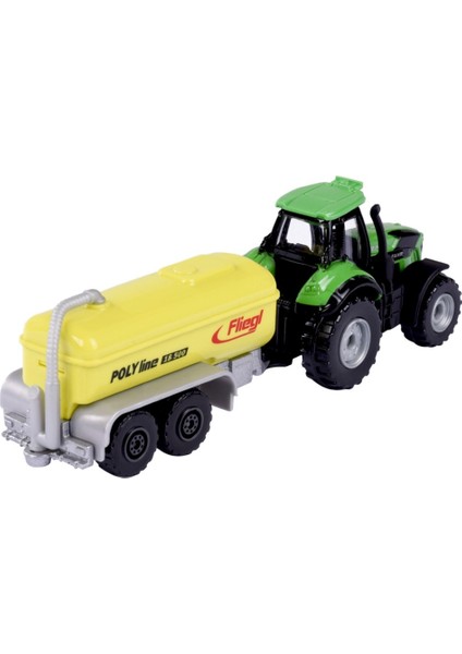 Trailer Deutz-Fahr 9340 + Fliegl Tank