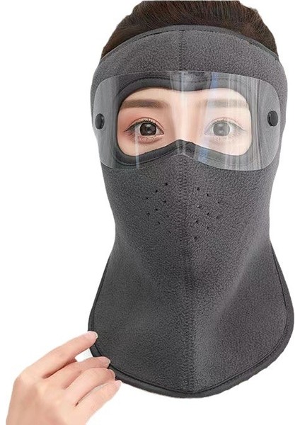 Açık Bisiklet Rüzgar Geçirmez ve Soğuk, Yıkanabilir ve Kalınlaştırılmış Toz Maskesi (Yurt Dışından)