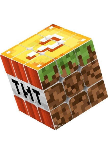 Minecraft Rubik Küpü Üçüncü Sıra Çocuk Oyuncak Zeka (Yurt Dışından)