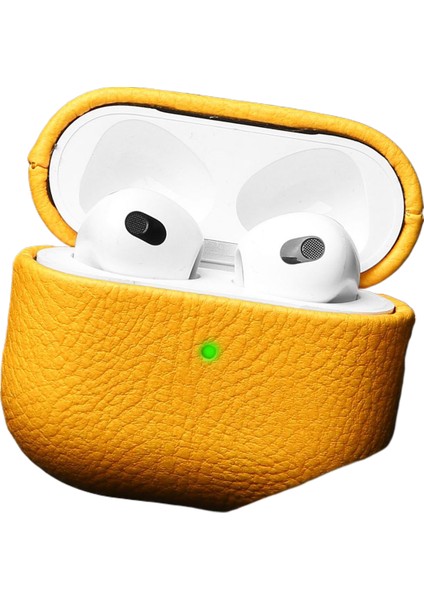 Airpods Pro Kulaklık Kılıfı Için Yumuşak Kabuk Pu Litchi Desen Her Şey Dahil (Yurt Dışından)