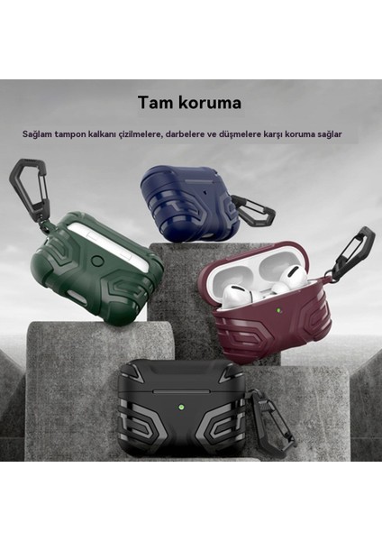 Mekanik Karikatür Şekillendirme Airpods Pro2 Nesil Apple Bluetooth Kulaklık Kılıfı (Yurt Dışından) modelleri