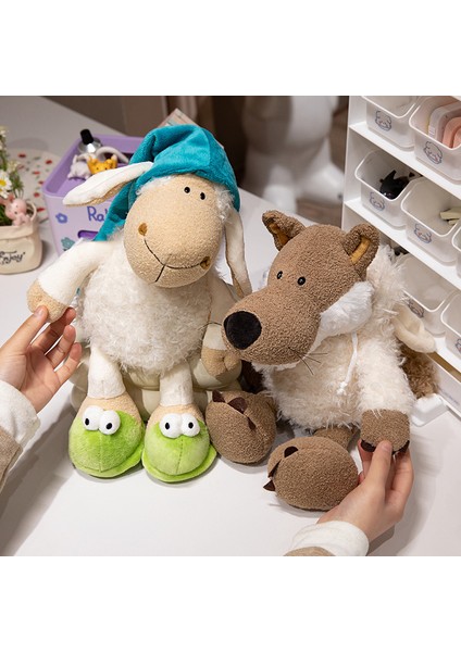 35 cm Uykulu Koyun Yumuşak Çocuk Peluş Oyuncak (Yurt Dışından)