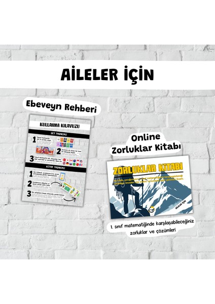 1. Sınıf Matematik Seti - 47 Kitap - Tüm 1. Sınıf Matematik Konuları - Müfredata Uygun