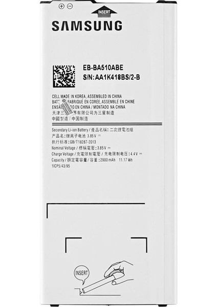 Samsung Galaxy A5 2016 SM-A510 Batarya Pil -