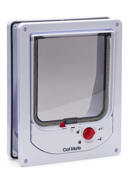 Beeztees Catmate Kedi Kapısı, Magnet Ile Özel Girişli, Çift Yönlü, 2 Fonksiyonlu, Kilitli, Beyaz, 24