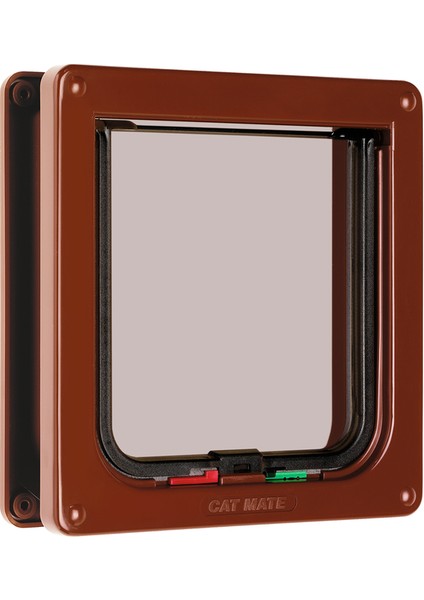Beeztees Catmate Kedi Kapısı, Çift Yönlü, 2 Fonksiyonlu, Kahverengi, 19,2X20CM fiyatları