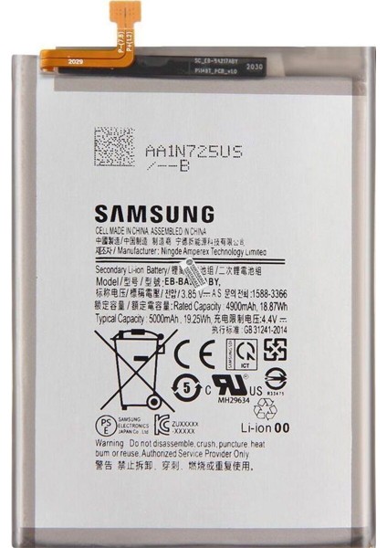 Samsung Galaxy A12 SM-A125 Batarya Pil -