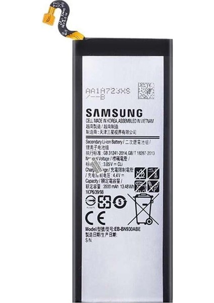 Samsung Galaxy Note7 SM-N930 Batarya Pil - Orijinal
