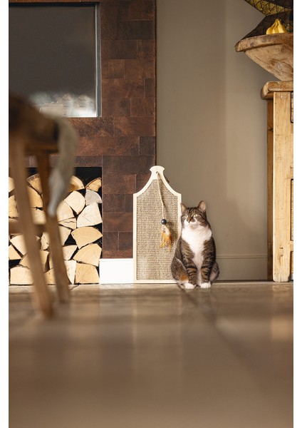 Beeztees Dbl Kedi Tırmalama Tahtası ve Oyuncağı, 50X20X2CM fiyatları