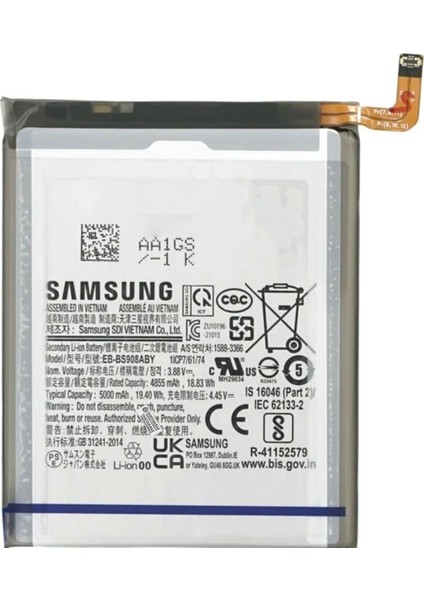 Samsung Galaxy S22 Ultra SM-S908 Batarya Pil -