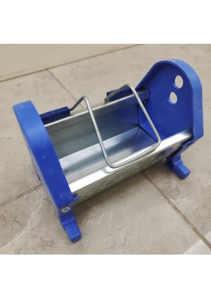 15 cm Güvercin Civciv Metal Galvaniz Yemlik
