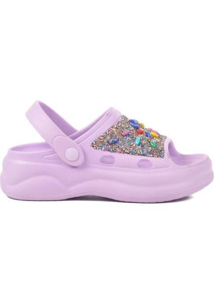 E-800 Z Lila Kadın Terlik modelleri
