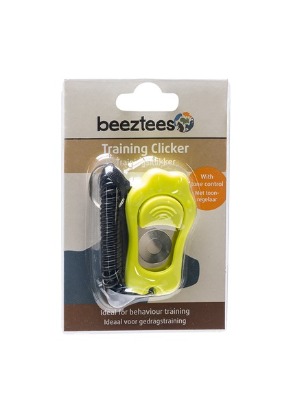 Beeztees Köpek Eğitim Klikırı, Karabina ve Bağlama Kordonlu, Yeşil, 6,5X4X2CM modelleri
