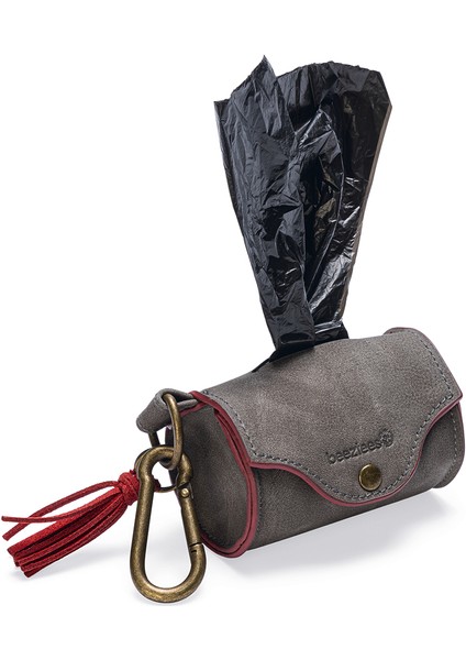 Beeztees Köpek Dışkı Toplama Poşeti Taşıma Çantası, Gri, 8X5X5CM