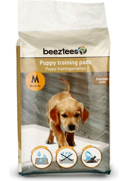 Beeztees Yavru Köpek Çiş Eğitim Pedi, M, 15ADET, 60X60CM