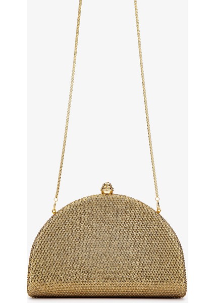 Lady Diva Kadın Vegan Gold Abiye Çanta 1137 LD163 Bn Cnt Y25 Gold