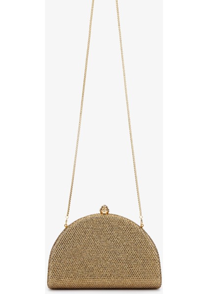 Lady Diva Kadın Vegan Gold Abiye Çanta 1137 LD163 Bn Cnt Y25 Gold