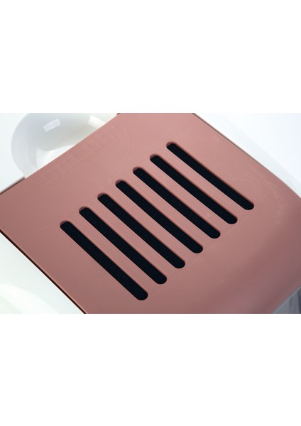 Beeztees Kapalı Kedi Tuvaleti, Koku Filtreli, Pembe Beyaz, 56X39X39CM modelleri