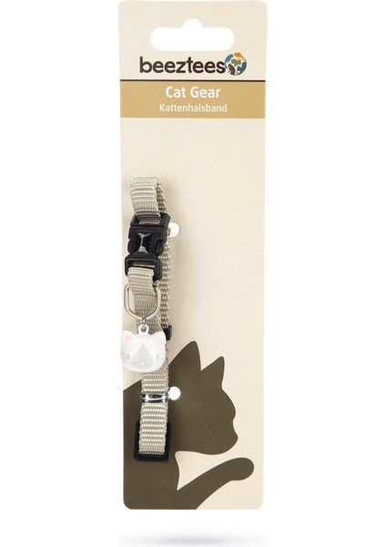 Beeztees Kedi Boyun Tasması, Zilli, Açık Gri, 20-30CM fiyatları