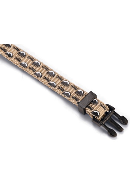Beeztees Kedi Boyun Tasması, Zilli, Bej, 20-30CM