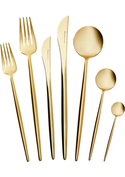 Orion Shiny Gold 30 Parça 6 Kişilik Çatal Kaşık Bıçak Seti