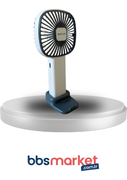 Gri Mini El Fanı ve Masa Fanı Soğutucu modelleri
