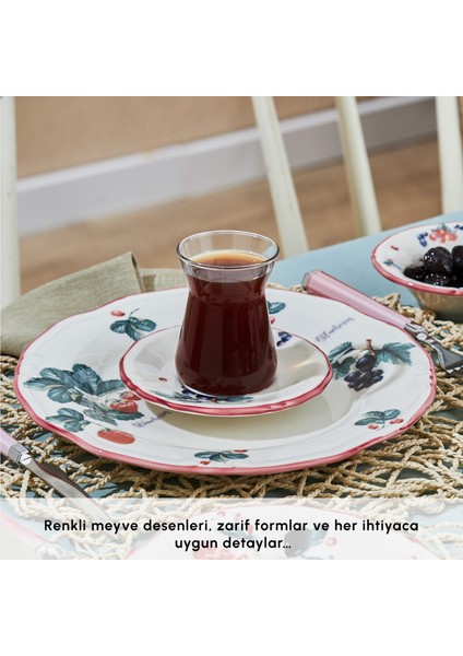 Very Berry 32 Parça 6 Kişilik Kahvaltı / Servis Seti fırsatları