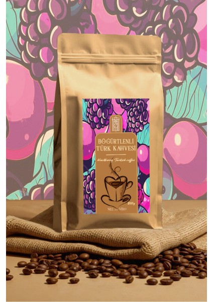 Blackberry Turkish Coffee 200 g, Böğürtlen Aromalı Türk Kahvesi