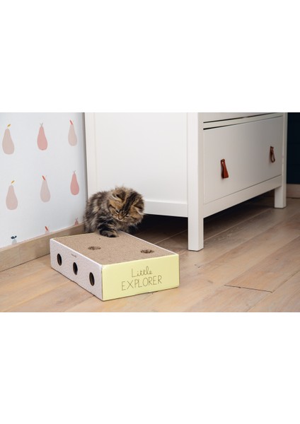 Beeztees Yavru Kedi Karton Tırmalama ve Oyuncağı, 25X42X10CM fırsatları