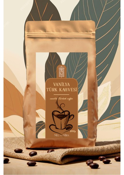 Vanilla Turkish Coffee 200G, Vanilya Aromalı Türk Kahvesi