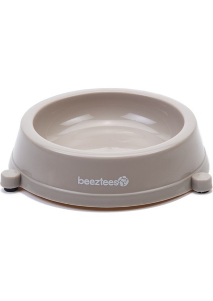 Beeztees Kedi Mama Su Kabı, Kaymaz, Plastik, Bej 17CM