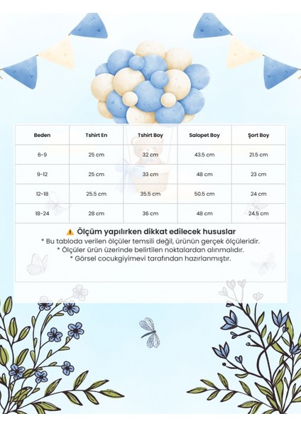 Yüksek Kalite Pamuklu Salopet Kanguru Cepli Çıtçıtlı Düğmeli 2li Erkek Bebek Takım