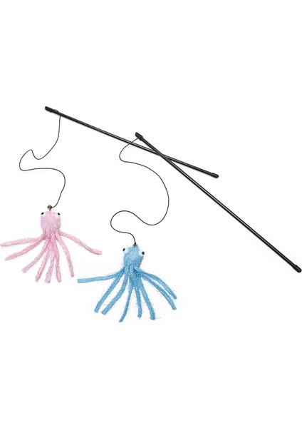 Beeztees Kedi Oltası, Zilli, Peluş Ahtapot,