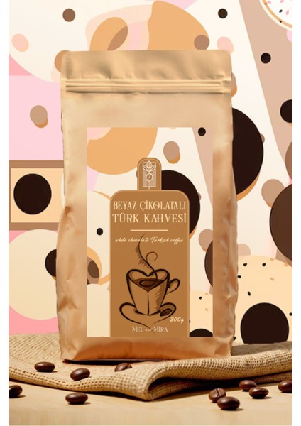 White Chocolate Turkish Coffee 200 g, Beyaz Çikolata Aromalı Türk Kahvesi fiyatları