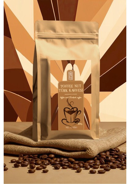 Toffee Nut Turkish Coffee 200G, Toffee Nut Aromalı Türk Kahvesi