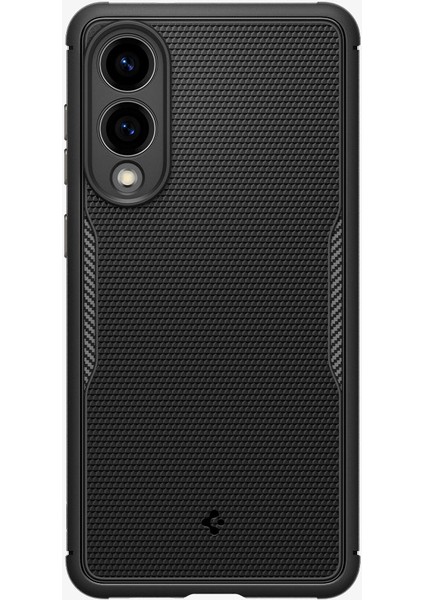 Galaxy S25 Edge ile uyumlu Kılıf Core Armor Hava Kanalı Teknolojisi™ Askeri Sınıf Koruma MagFit özellikli Matte Black Dokulu Yüzey Kapak - ACS09406