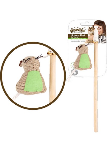 Nature First Kedi Oltası Fareli 35,5 cm
