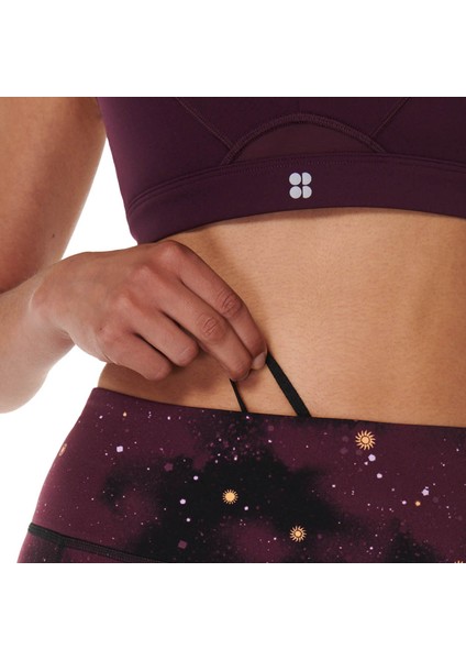 Power 7/8 Workout Leggings Kadın Mor Koşu Tayt indirimleri