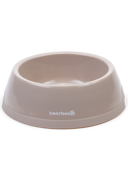 Beeztees Köpek Mama Su Kabı, Plastik, Bej, 600ML