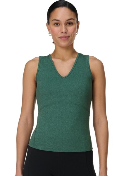 Gaia V-Neck Kadın Mavi Tayt