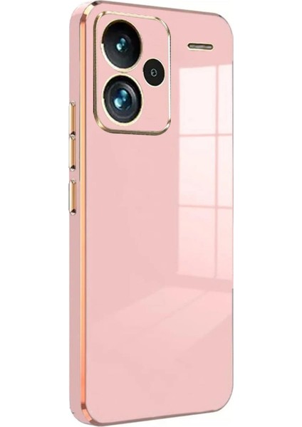 Xiaomi Redmi Note 13 Pro Plus Kılıf Volet Silikon - Pembe Ynsmr