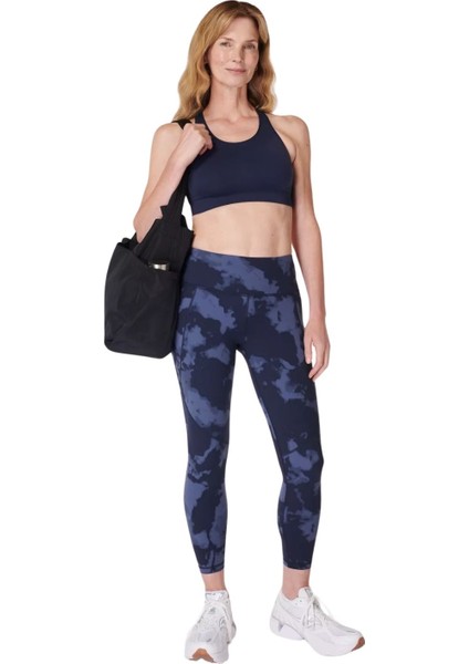 Power Workout Leggings Kadın Mavi Koşu Tayt modelleri
