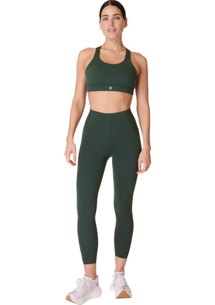Power Ultrasculpt High Waist 7/8 Workout Leggings Kadın Yeşil Koşu Tayt modelleri