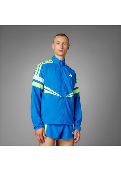 Erkek Mavi Ceket ADIZERO R JKT M JD7318