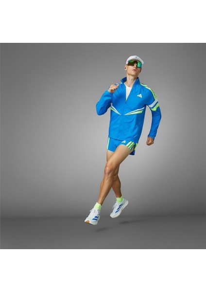 Erkek Mavi Ceket ADIZERO R JKT M JD7318