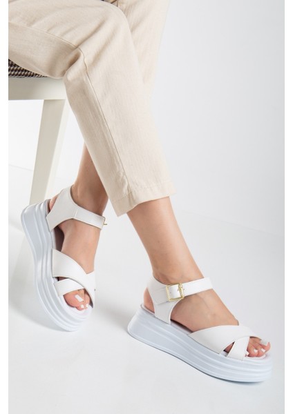 Sade Düz Platform Dolgu Taban Sandalet