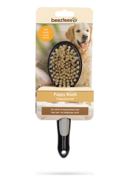 Beeztees Yavru Köpek Fırçası, Siyah Gri, 23CM fırsatları