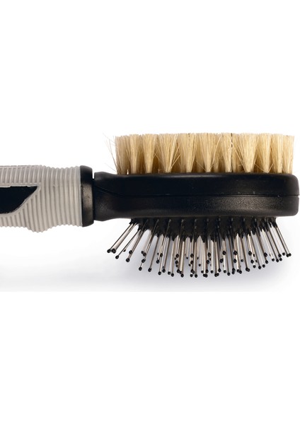 Beeztees Köpek Fırçası ve Tarağı, Çift Taraflı, Sm, Siyah Gri, 21CM, 21X6X6CM modelleri