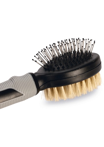 Beeztees Köpek Fırçası ve Tarağı, Çift Taraflı, Sm, Siyah Gri, 21CM, 21X6X6CM fırsatları