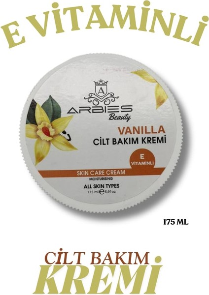 Vanilya Özlü Cilt Bakım Kremi 175 ml fiyatları